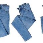 photo d'un jean made in france plier